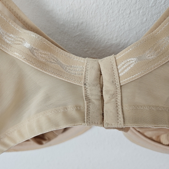 Elomi Cate Embroidered Full Cup Banded Underwire Bra Sz 42G Hazel - Picture 4 of 6
